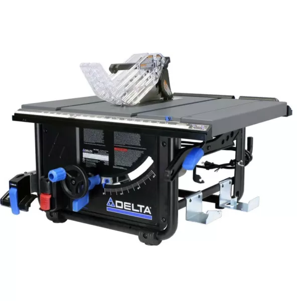 Delta 15 Amp 10 in. Left Tilt 30 in. Portable Jobsite Table Saw