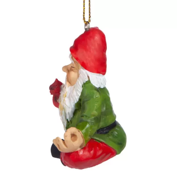 Design Toscano 2.5 in. Zen Gnome Holiday Ornament