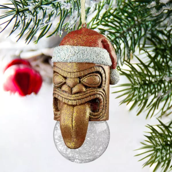 Design Toscano 4.5 in. Lono Tiki South Seas Holiday Ornament