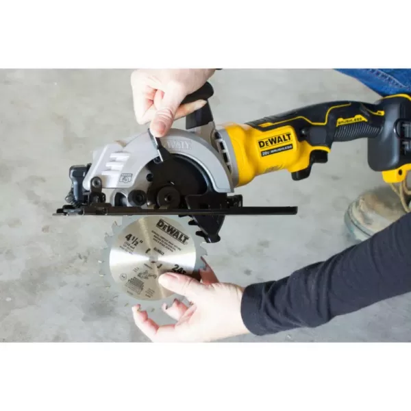 DEWALT ATOMIC 20-Volt MAX Cordless Brushless 4-1/2 in. Circular Saw (Tool-Only)