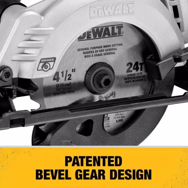 DEWALT ATOMIC 20-Volt MAX Cordless Brushless 4-1/2 in. Circular Saw with (1) 20-Volt Battery 2.0Ah