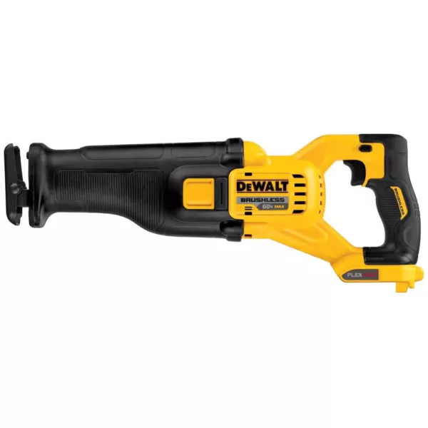 DEWALT FLEXVOLT 60-Volt MAX Cordless Brushless 7-1/4 in. Circular Saw, (1) FLEXVOLT 6.0Ah Battery, Recip Saw & 8-Blade Set