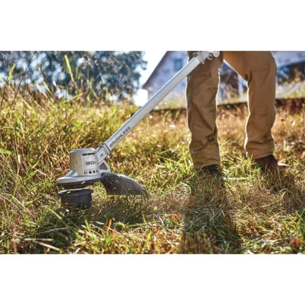 DEWALT 20V MAX Lithium-Ion Brushless Cordless String Trimmer with (1) 5.0Ah Battery and Charger Included