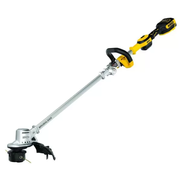 DEWALT 20V MAX Lithium-Ion Brushless Cordless String Trimmer with Bonus 8 in. 20-Volt MAX Pole Saw (Tool Only)