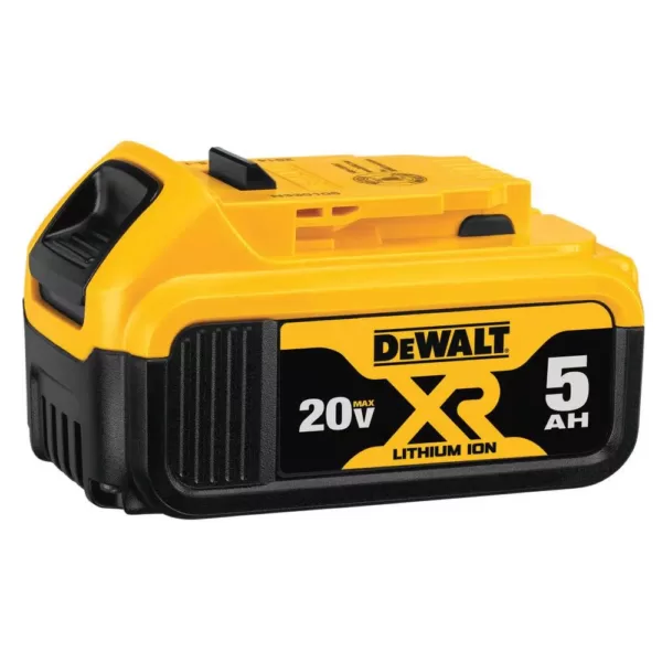 DEWALT 20-Volt MAX XR Li-Ion Cordless Brushless 5 in. Random Orbital Sander (Tool-Only) with 20-Volt Li-Ion (1) 5.0Ah Battery