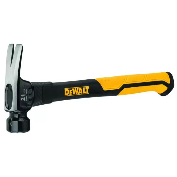 DEWALT 21 oz. Fiberglass Framing Hammer with 14 in. Handle