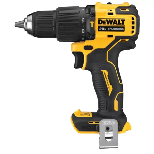 DEWALT ATOMIC 20-Volt MAX Cordless Brushless Compact 1/2 in. Hammer Drill (Tool-Only)