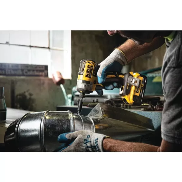 DEWALT 20-Volt MAX XR Cordless Brushless 1/4 in. Cordless Impact Driver w/ Bonus 20-Volt Reciprocating Saw (Tool-Only)