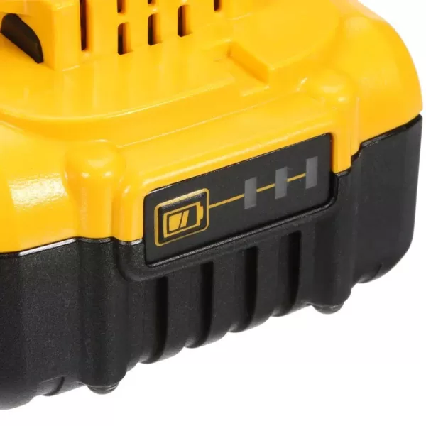 DEWALT 20-Volt MAX XR Cordless Brushless 7/16 in. High Torque Impact Wrench Quick Release Chuck & (3) 20-Volt 5.0Ah Batteries