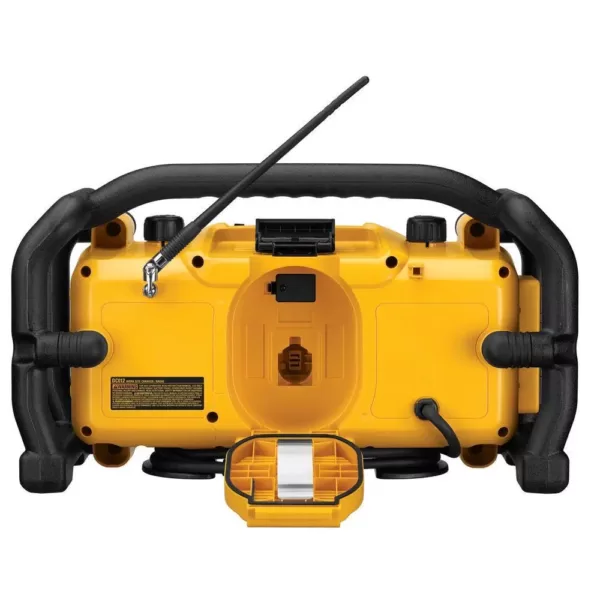 DEWALT 7.2-Volt-18-Volt Heavy-Duty Worksite Radio Charger