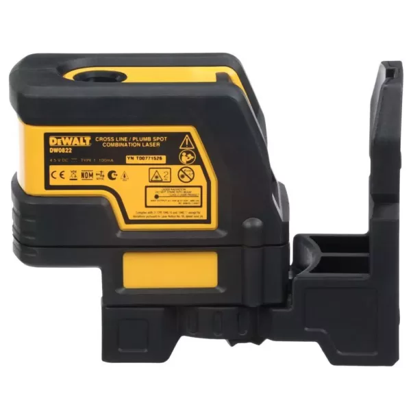 DEWALT Self-Leveling Cross Line and Plumb Spots Laser Level with Bonus 25 ft. Tape Measure