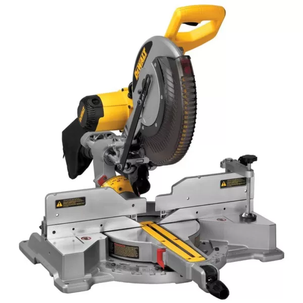 DEWALT 15 Amp Corded 12 in. Dual Bevel Sliding Compound Miter Saw