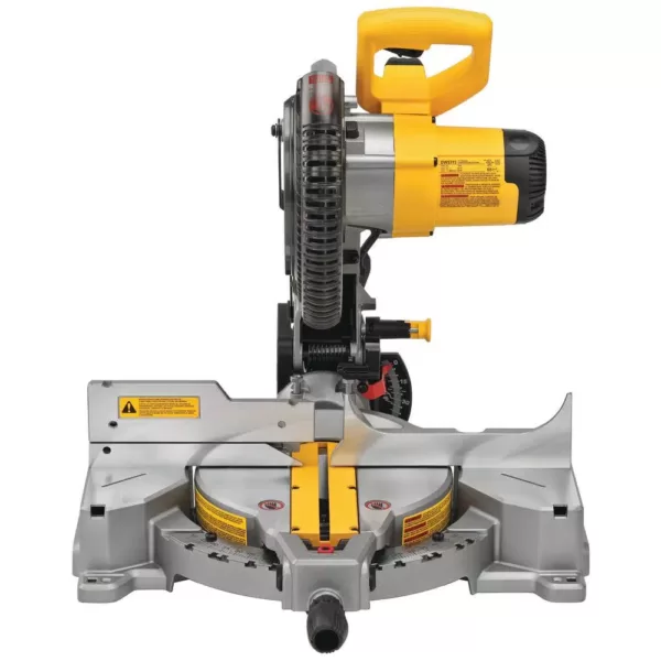 DEWALT 15 Amp Corded 10 in. Compound Single Bevel Miter Saw with Bonus Heavy-Duty Miter Saw Stand