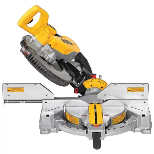 DEWALT 15 Amp Corded 12 in. Double-Bevel Compound Miter Saw with Cutline LED