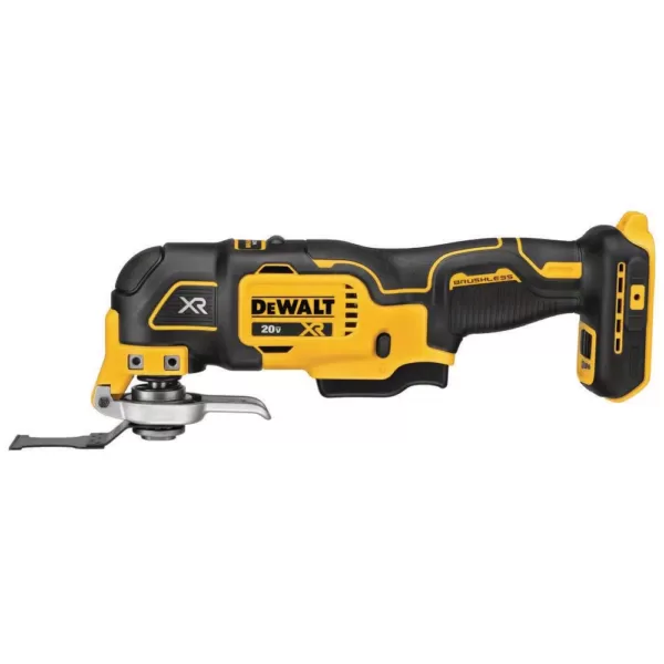 DEWALT 20-Volt MAX XR Cordless Brushless 3-Speed Oscillating Multi-Tool with (1) 20-Volt 4.0Ah Battery & Charger