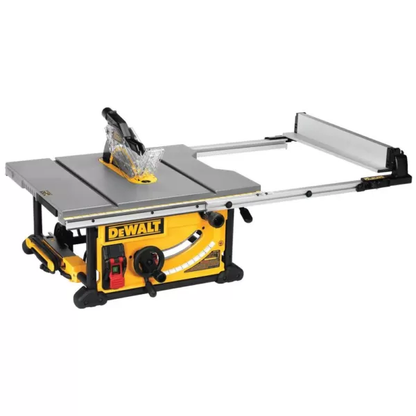 DEWALT 15 Amp Corded 10 in. Jobsite Table Saw with Scissor Stand