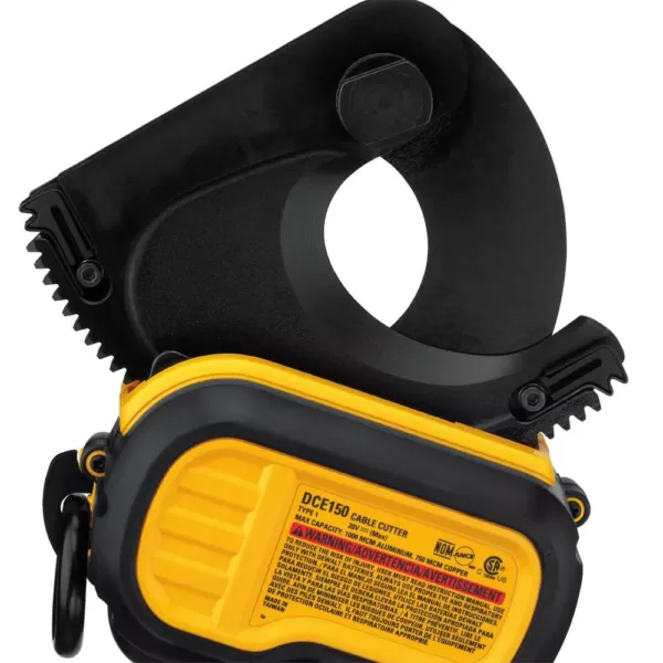 DEWALT 20-Volt MAX Cordless Died Cable Crimping Tool with (2) 20-Volt 4.0Ah Batteries, Charger, Case & Cable Cutting Tool