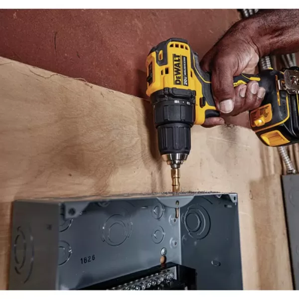 DEWALT ATOMIC 20-Volt MAX Cordless Brushless Compact 1/2 in. Drill/Driver with ATOMIC 20-V Brushless Impact Driver (Tool-Only)