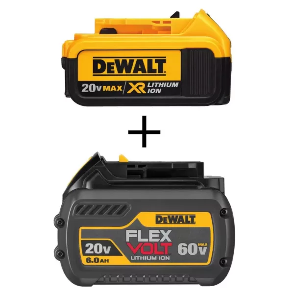 DEWALT 20-Volt MAX XR Premium Lithium-Ion 4.0Ah Battery Pack with FLEXVOLT 20-Volt/60-Volt MAX Lithium-Ion Battery Pack