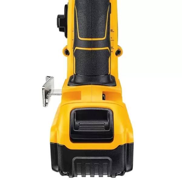 DEWALT 20-Volt MAX XR Brushless 1 in. SDS Plus L-Shape Rotary Hammer, (2) 20-Volt 5.0Ah Batteries & 1/4 in. Impact Driver