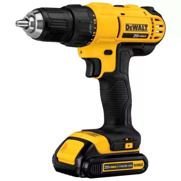 DEWALT 20-Volt MAX Cordless Drill/Impact Combo Kit (2-Tool) with (2) 20-Volt 1.3Ah Batteries, Charger & Bag