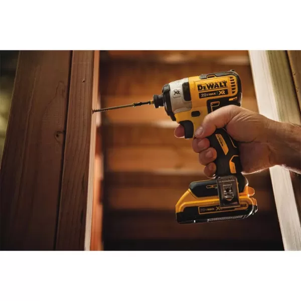 DEWALT 20-Volt MAX Cordless Brushless Combo Kit (2-Tool) with (1) FLEXVOLT 6.0Ah, (1) 20-Volt 2.0 Battery, Circ Saw & Recip Saw