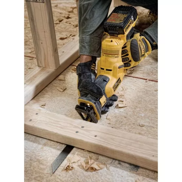 DEWALT 20-Volt MAX Cordless Compact Reciprocating Saw with (1) 20-Volt Battery 4.0Ah