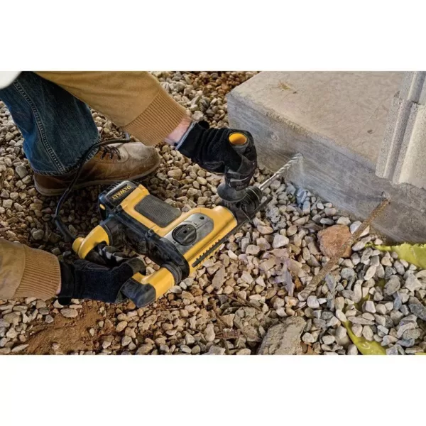 DEWALT 9 Amp 1-1/8 in. Corded SDS-plus Combination Concrete/Masonry Rotary Hammer with SHOCKS and Case