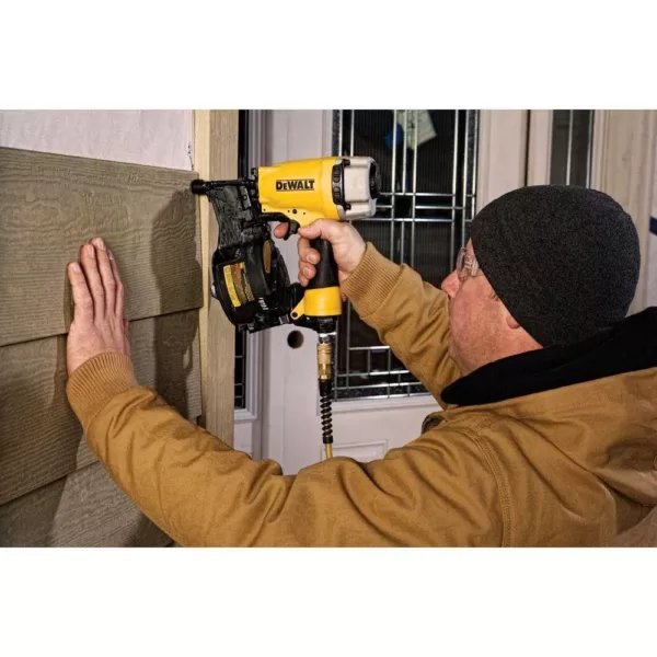 DEWALT Pneumatic 15-Degree Coil Siding Nailer