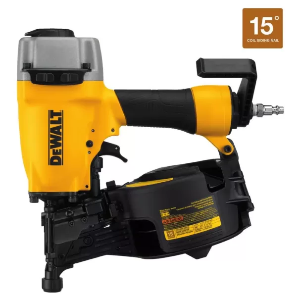 DEWALT Pneumatic 15-Degree Coil Siding Nailer