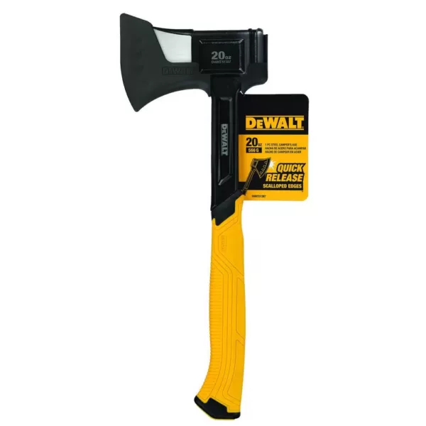 DEWALT 20 oz. Steel Campers Axe with 11-3/4 in. Handle