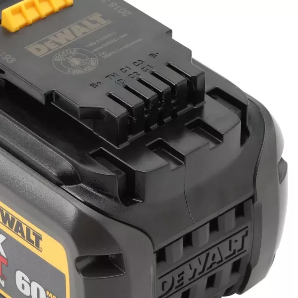 DEWALT FLEXVOLT 60-Volt MAX  Cordless Brushless 8-1/4 in. Table Saw Kit with (2) FLEXVOLT 6.0Ah Batteries