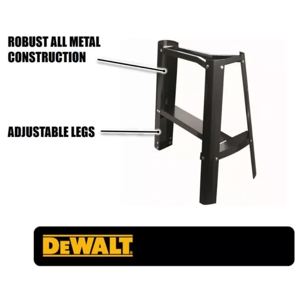 DEWALT Scroll Saw Stand with All-Metal Contruction & Adjustable Legs