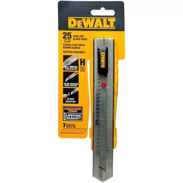 DEWALT 25 mm Metal Body Snap-Off Knife