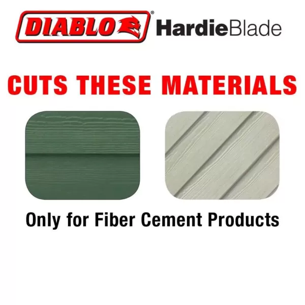 DIABLO 10 in. x 6-Teeth Polycrystalline Diamond (PCD) Tipped James Hardie/Fiber Cement Saw Blade