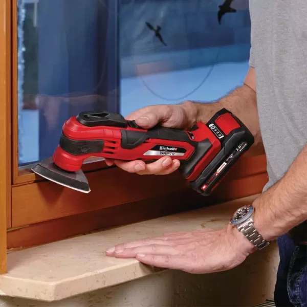 Einhell PXC 18-Volt Cordless Variable-Speed 20,000-OPM Oscillating Multi-Tool Kit (with 3.0-Ah Battery Plus Fast Charger)