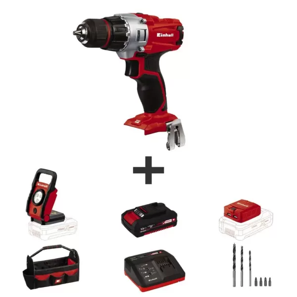 Einhell PXC 18-Volt Cordless 2-Speed MAX 1250-RPM Workshop Drill Kit (w/ 1.5-Ah Battery and Fast Charger)