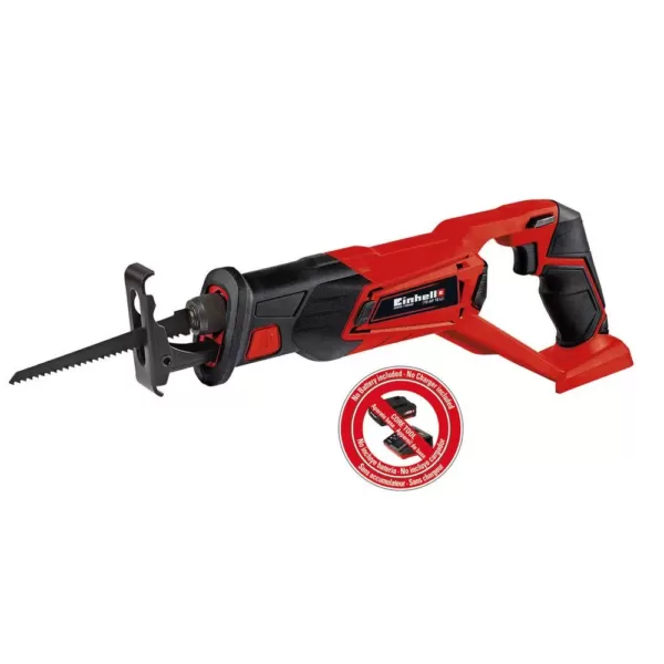 Einhell PXC 18-Volt Cordless 2600-SPM Reciprocating Saw, 1 in. Stroke Length, w/ 6 in. Wood Saw Blade (Tool Only)