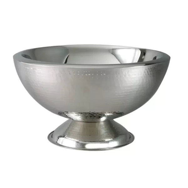 Elegance 3 Gal. Stainless Steel Punch Bowl with Double Wall Insulation