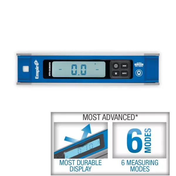 Empire 9 in. Magnetic Digital Torpedo Level