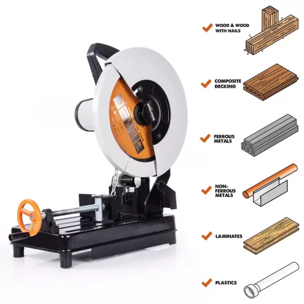 Evolution Power Tools 14 in. Multi-Purpose Chop Saw