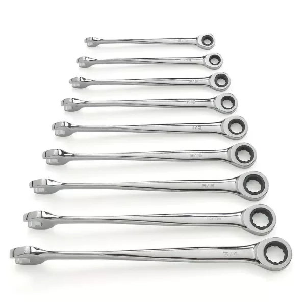 GEARWRENCH SAE X-Beam Ratcheting Wrench Set (9-Piece)