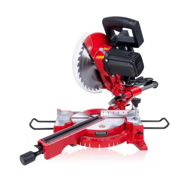 General International 15 Amp 10 in. Sliding Miter Saw with Bonus Heavy-Duty Miter Saw Stand