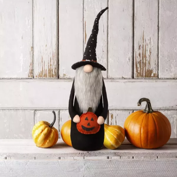 Glitzhome 28 in. H Halloween Fabric Gnome Standing Decor