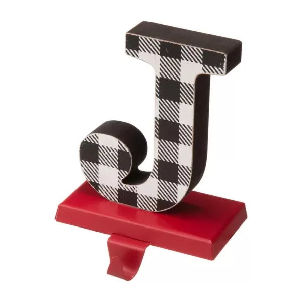 Glitzhome Wooden/Metal JOY Christmas Stocking Holder (Set of 3)