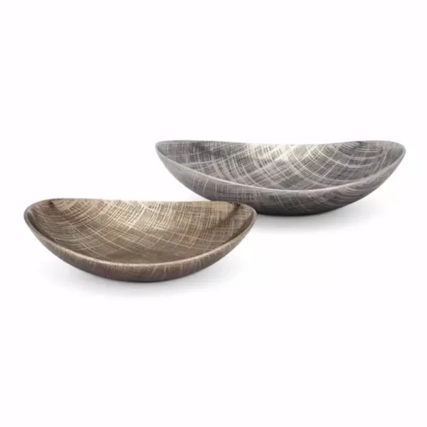 IMAX Ian Aluminum Decorative Trays (Set of 2)