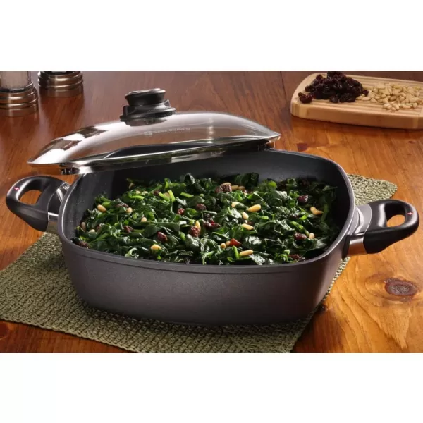 Swiss Diamond Nonstick 5 Qt. Square Casserole with Lid