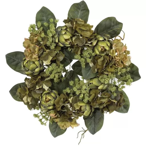 Nearly Natural 18 in. Artichoke Wreath