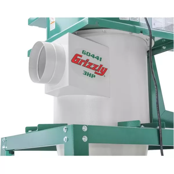 Grizzly Industrial 3 HP Cyclone Dust Collector