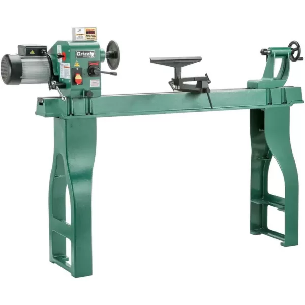 Grizzly Industrial 16 in. x 46 in. Wood Lathe with DRO